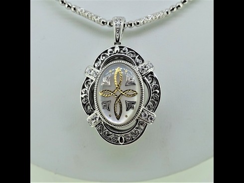 K18ピクウｪダイヤモンドペンダント（塩島敏彦）