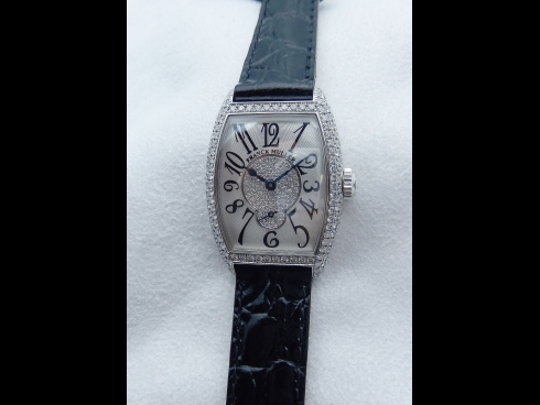 FRANCK　MULLER　　K18WGﾀﾞｲﾔﾓﾝﾄﾞ時計　　（USED)