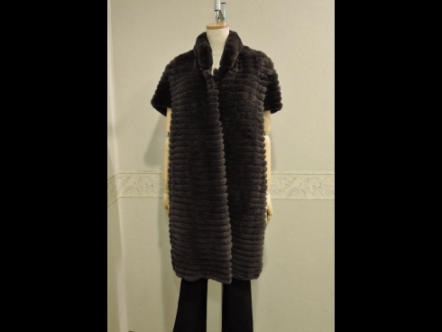 レッキス・ウ－ルベスト（グレイ・L・90cm丈）