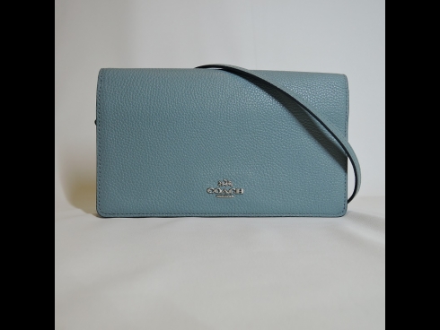 コ－チ　お財布ポシェット(BLUE）（USED/未使用品）