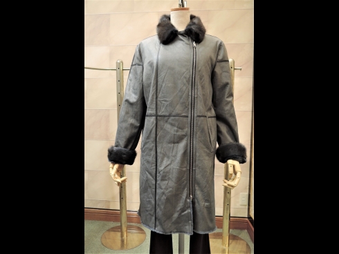 ダブルフェイスミンクリバ－シブルコ－ト（85cm）