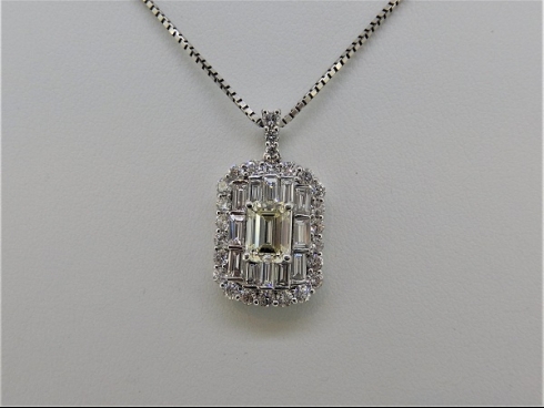 PTダイヤモンド（D1.006ct・1.48ct）ペンダントネックレス