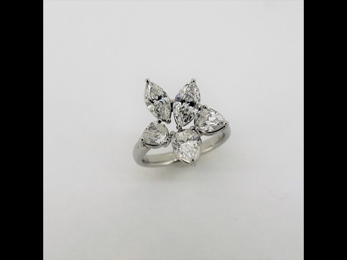 Pt900ダイヤモンド(1.769ct)ピンキーリング