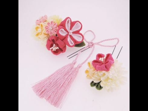 つまみ細工　フラワ－コ－ムセット