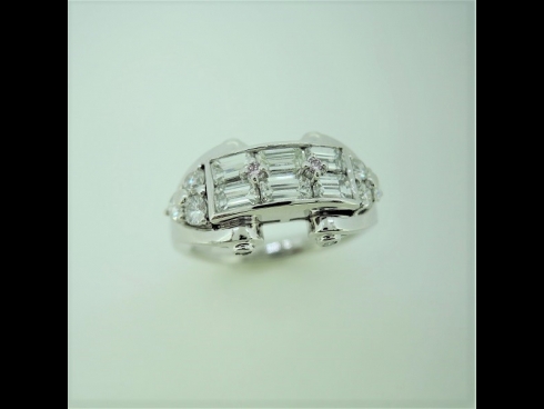 PTピンクダイヤモンド＆ダイヤモンド（1.29ct）リング