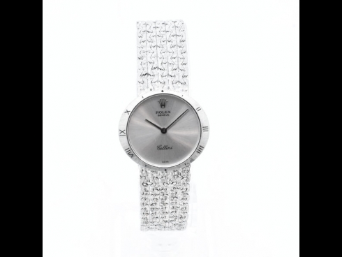 ROLEX　ｋ18ホワイトゴ－ルド無垢ウオッチ　（USED)　