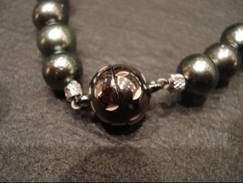 真珠ﾈｯｸﾚｽ用ﾄﾞｲﾂ製磁石ｸﾗｽﾌﾟ