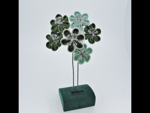 つまみ花かんざし　ビラ付