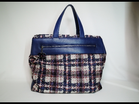 シャネル　ソフトシェルナイロン　トートバッグ     (USED)