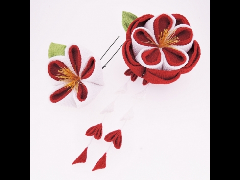 つまみ細工　フラワ－コ－ムセット