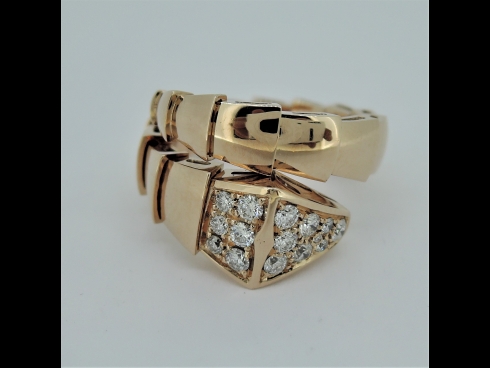 K18PGダイヤモンドリング