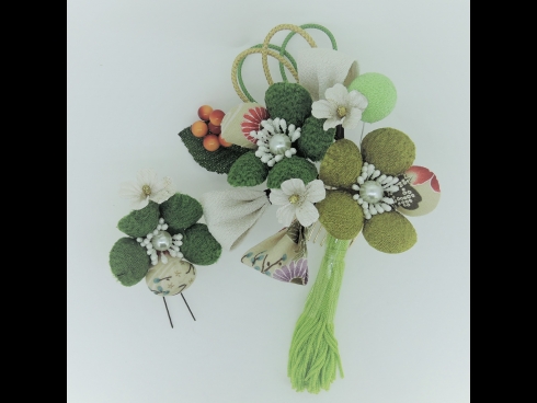 フラワーコーム＆ミニフラワー2点セット