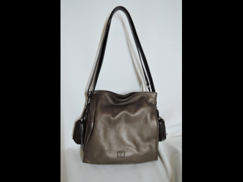 ロエベショルダ－バッグ　FLAMENCOブロンズE　（USED/未使用品）