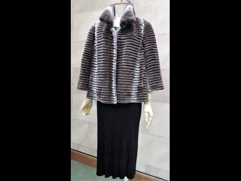 レッキス・100％カシミアリバ－シブルジャケット