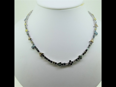 K18WGダイヤモンド（22.0ct）ネックレス