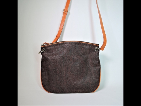 エトロショルダ－バッグ　オレンジ　（USED/未使用品）