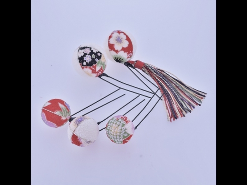 ちりめん玉5点セット　白