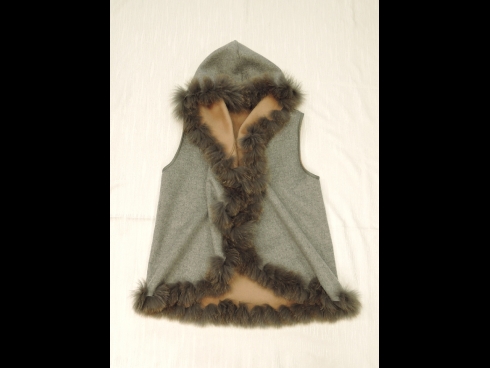 FOX・カシミアリバ－シブルベスト（M）