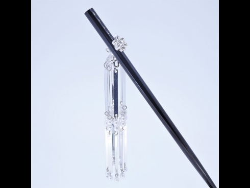 ビラさがり付　黒箸