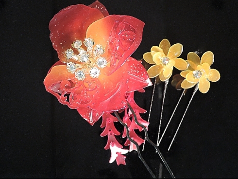 オリジナル花かんざし