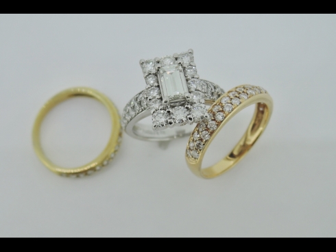 K18PT900ダイヤリング