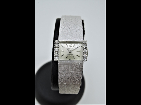 ロ－レックスK18WGダイヤモンドウオッチ（アンティ－ク）