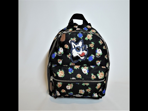 コ－チミニリュック　(レザ－犬）（USED/未使用品）