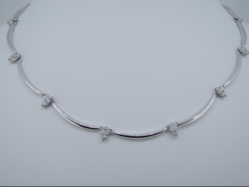 pt850ダイヤモンド0.54ct　ネックレス