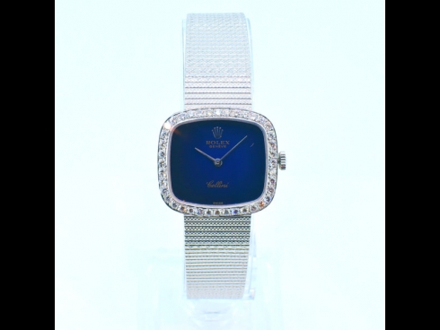 ROLEX　K18　ダイヤモンド時計(ホワイト仕上)　　（USED)