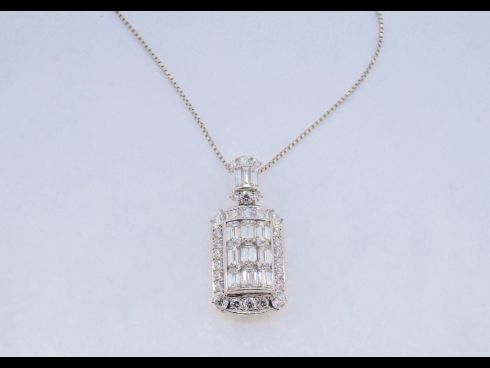 Ptダイヤモンド ペンダントネックレス