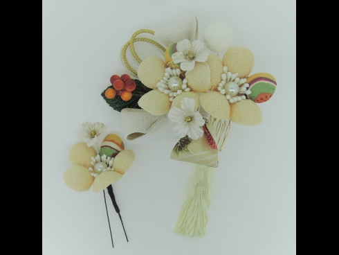 フラワーコーム＆ミニフラワー2点