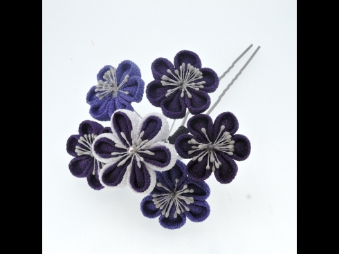 つまみ花かんざし　ビラ付