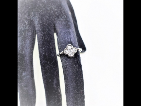 PT950ダイヤモンド白蝶リバーシブルリング