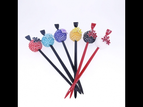 しぼり玉かんざし