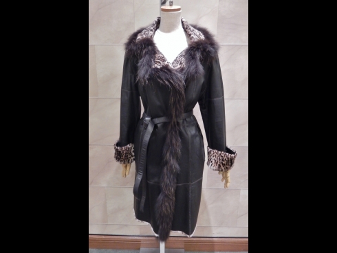 スパニッシュラビット一枚仕立　リバーシブルコート