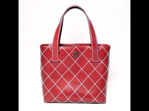 シャネル　ワイルドステッチバック　（USED)　