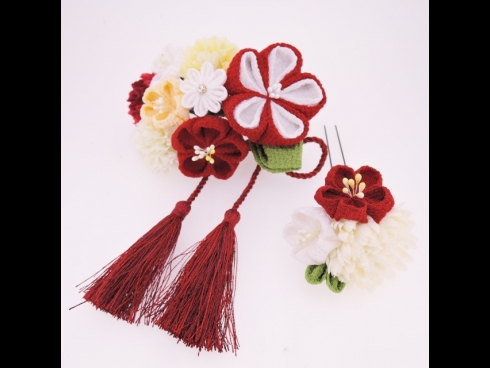 つまみ細工　フラワ－コ－ムセット