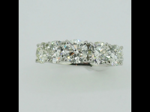 Pt ダイヤモンドピンキーリング