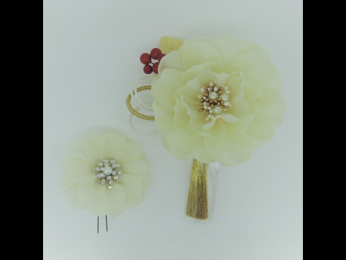 フラワ－コ－ム＆ミニフラワ－2点セット