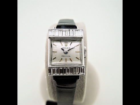 ロレックス　K18WGダイヤモンドウオッチ（アンティ－ク）