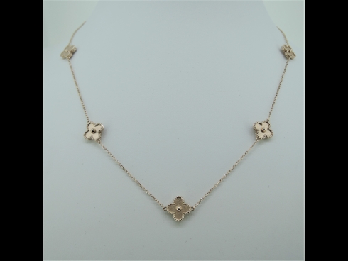 K18ピンクド－ルドネックレス