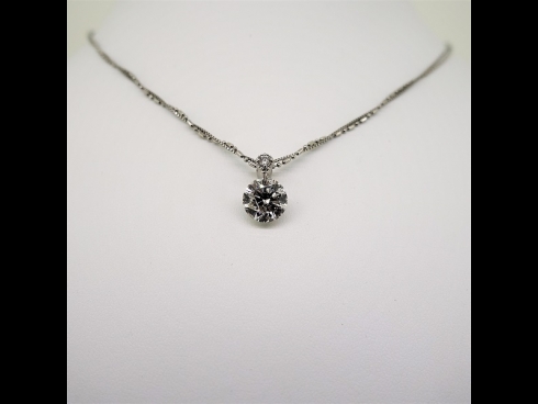 Pt900ダイヤモンドペンダントネックレス
