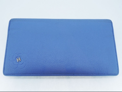 シャネル　カメリア長財布　 (USED)　