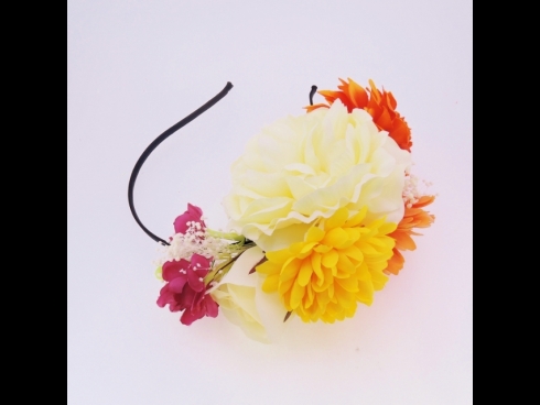 お花いっぱいカチュ－シャ