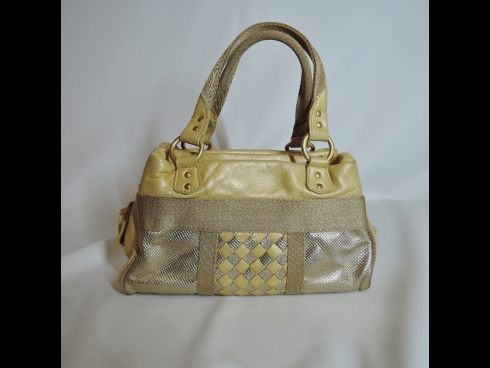 ボッテガヴェネタト－トバッグ　イエロ-（美品）